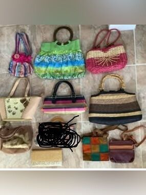 10pcs Vintage Handbags Bundle Preloved